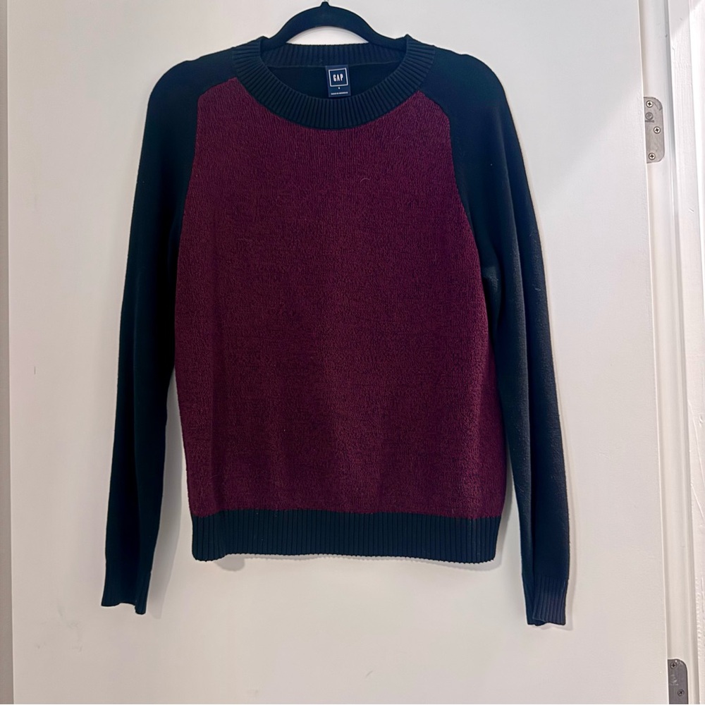 Gap Colorblock Crewneck Sweater GUC
